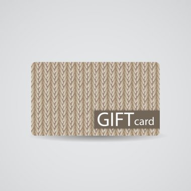 güzel hediye kartı tasarlamak, illüstrasyon vektör