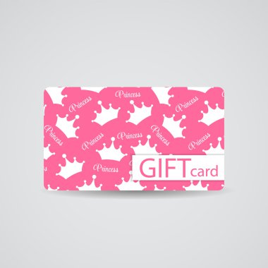 güzel hediye kartı tasarlamak, illüstrasyon vektör