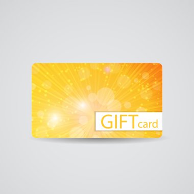 güzel hediye kartı tasarlamak, illüstrasyon vektör