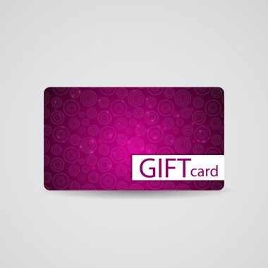 güzel hediye kartı tasarlamak, illüstrasyon vektör