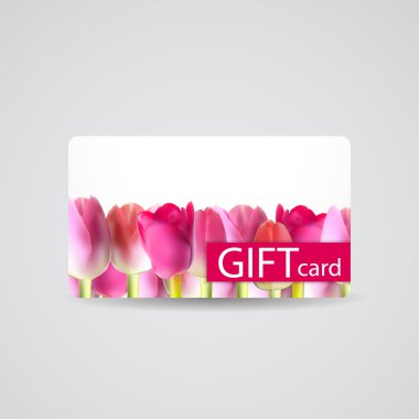 güzel hediye kartı tasarlamak, illüstrasyon vektör