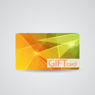 güzel hediye kartı tasarlamak, illüstrasyon vektör