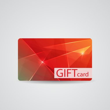 güzel hediye kartı tasarlamak, illüstrasyon vektör