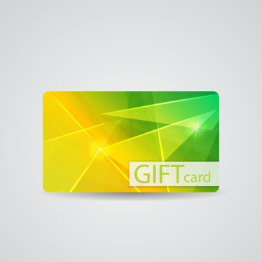 güzel hediye kartı tasarlamak, illüstrasyon vektör