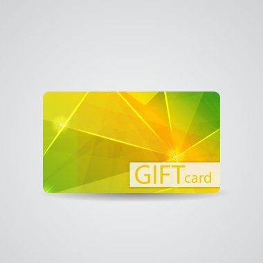 güzel hediye kartı tasarlamak, illüstrasyon vektör