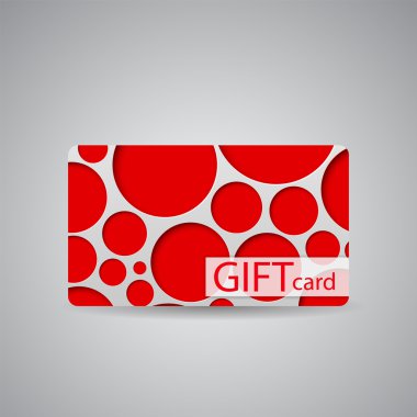 güzel hediye kartı tasarlamak, illüstrasyon vektör