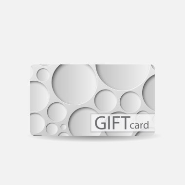 güzel hediye kartı tasarlamak, illüstrasyon vektör