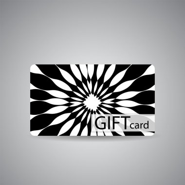 güzel hediye kartı tasarlamak, illüstrasyon vektör