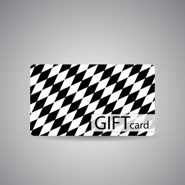 güzel hediye kartı tasarlamak, illüstrasyon vektör