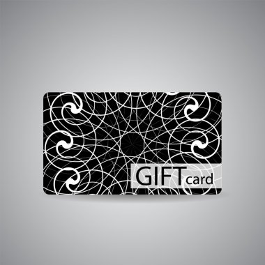 güzel hediye kartı tasarlamak, illüstrasyon vektör