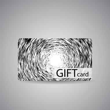 güzel hediye kartı tasarlamak, illüstrasyon vektör