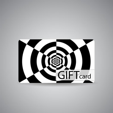 güzel hediye kartı tasarlamak, illüstrasyon vektör