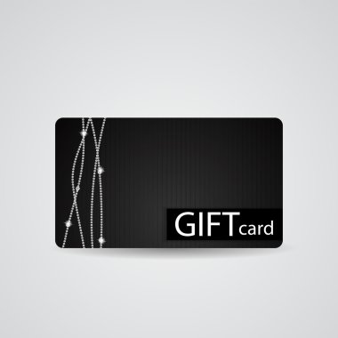 Güzel elmas hediye kartı, vektör çizim tasarlamak