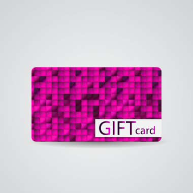 güzel hediye kartı tasarlamak, illüstrasyon vektör