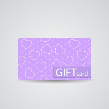 güzel hediye kartı tasarlamak, illüstrasyon vektör