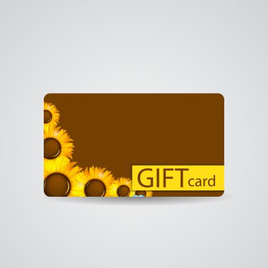 güzel hediye kartı tasarlamak, illüstrasyon vektör