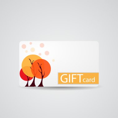 güzel hediye kartı tasarlamak, illüstrasyon vektör