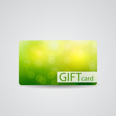 güzel hediye kartı tasarlamak, illüstrasyon vektör