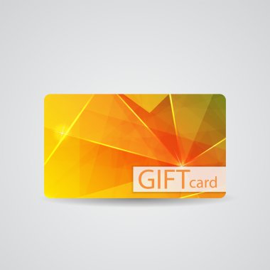 güzel hediye kartı tasarlamak, illüstrasyon vektör