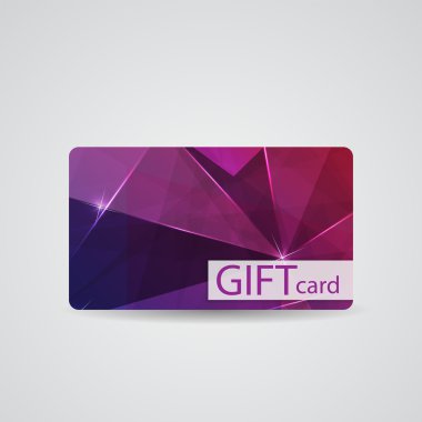 güzel hediye kartı tasarlamak, illüstrasyon vektör