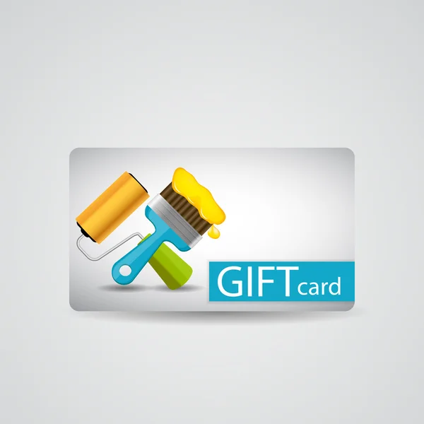 Ferramentas bonitas abstratas Gift Card Design, ilustração vetorial . — Vetor de Stock