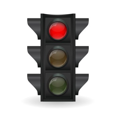Trafik ışığı vektör illüstrasyonu