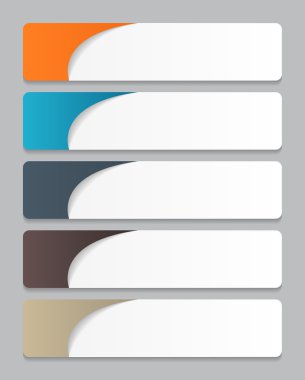 İş vektörü illüstrasyonunuz için bilgi tasarımı ögeleri