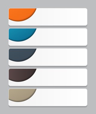 İş vektörü illüstrasyonunuz için bilgi tasarımı ögeleri