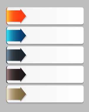 İş vektörü illüstrasyonunuz için bilgi tasarımı ögeleri