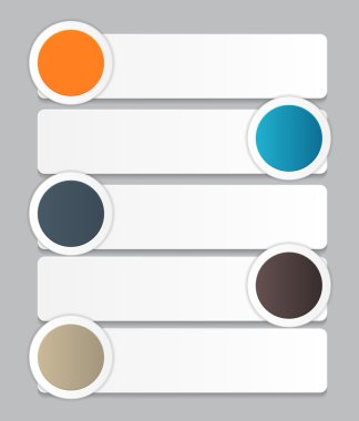 İş vektörü illüstrasyonunuz için bilgi tasarımı ögeleri