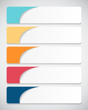 İş vektörü illüstrasyonunuz için bilgi tasarımı ögeleri