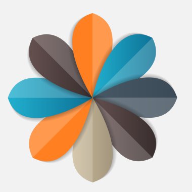 İş vektörü illüstrasyonunuz için bilgi tasarımı ögeleri