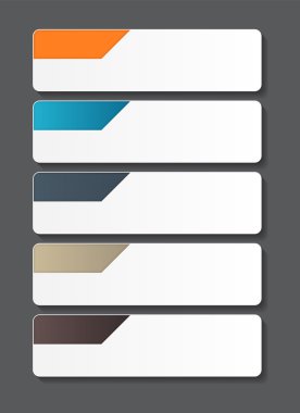 İş vektörü illüstrasyonunuz için bilgi tasarımı ögeleri