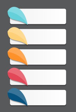 İş vektörü illüstrasyonunuz için bilgi tasarımı ögeleri