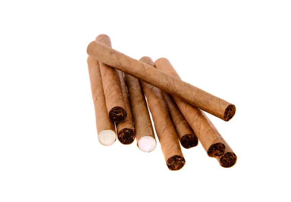 Cigars on White Background — Stock Photo, Image