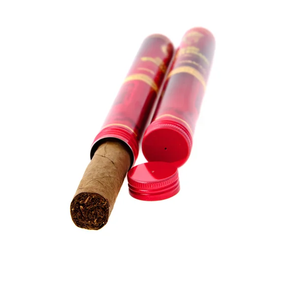 Cigars on White Background — Stock Photo, Image