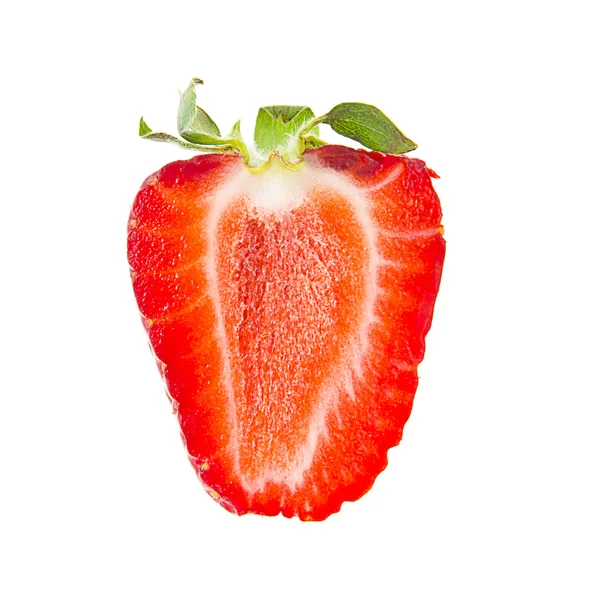 Fragola dolce fresca isolata — Foto Stock