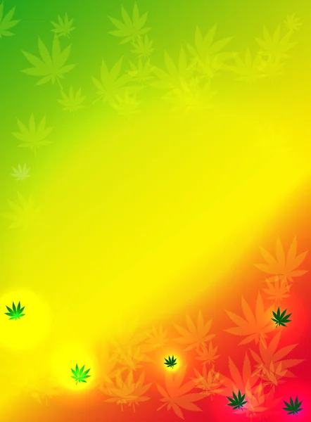 Resumen Cannabis Fondo Vector Ilustración — Vector de stock