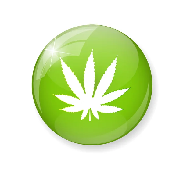 Astratto Cannabis sfondo vettoriale Illustrazione — Vettoriale Stock