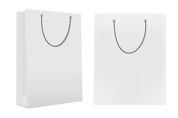 Shopping Bag Template for Advertising and Branding Vector Illust — Stock Vector