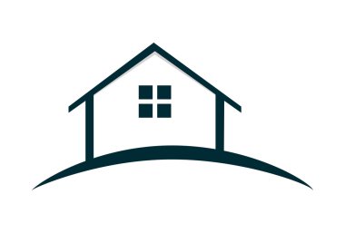 Evler Logo vektör çizim