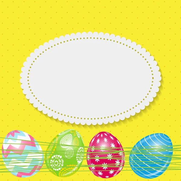 Красивий фон Великодня Яйце Векторні ілюстрації — стоковий вектор