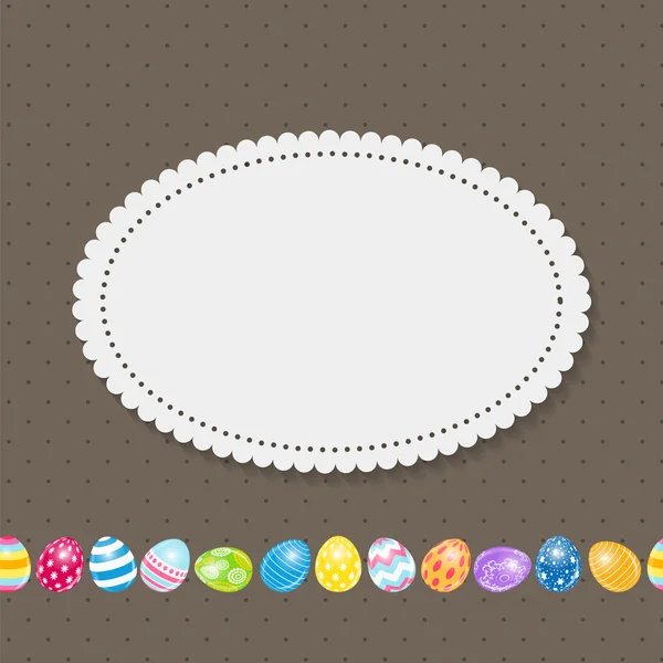 Mooie Easter Egg achtergrond vectorillustratie — Stockvector