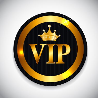 VIP üye kartı vektör çizim