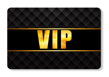VIP üye kartı vektör çizim