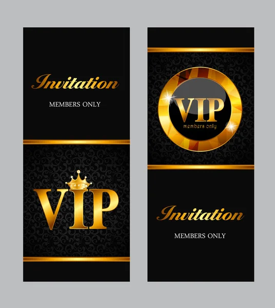 VIP üye kartı vektör çizim