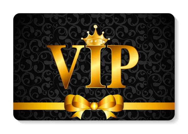 VIP-leden kaart vectorillustratie — Stockvector