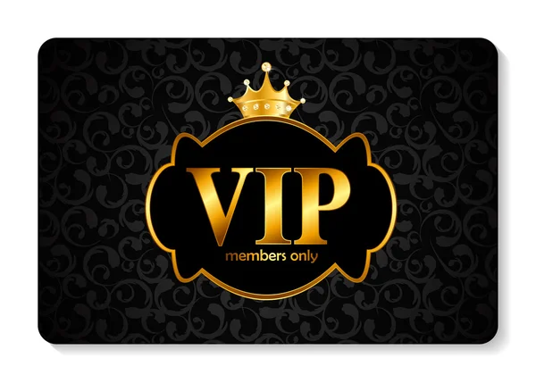 Membros VIP Card Vector Ilustração —  Vetores de Stock