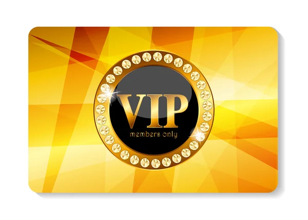 VIP Members Card Vector Illustration — Stock Vector