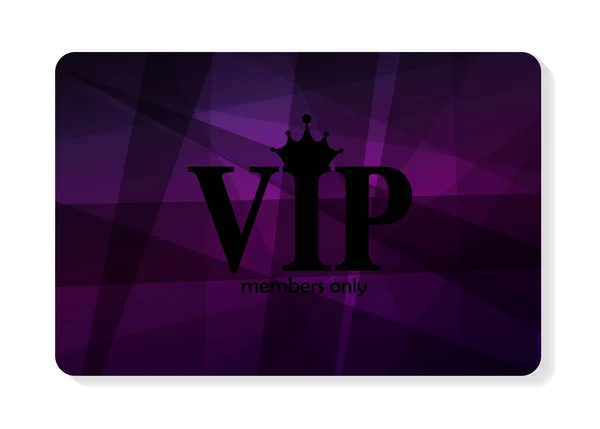 VIP Members Card Vector Illustration — Stock Vector